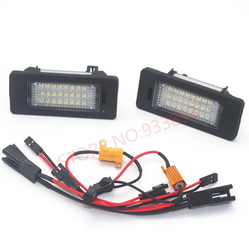 LED Number License Plate Light Lamp for VW Bora Golf 4 Golf 5 Passat B5 Tiguan Touareg