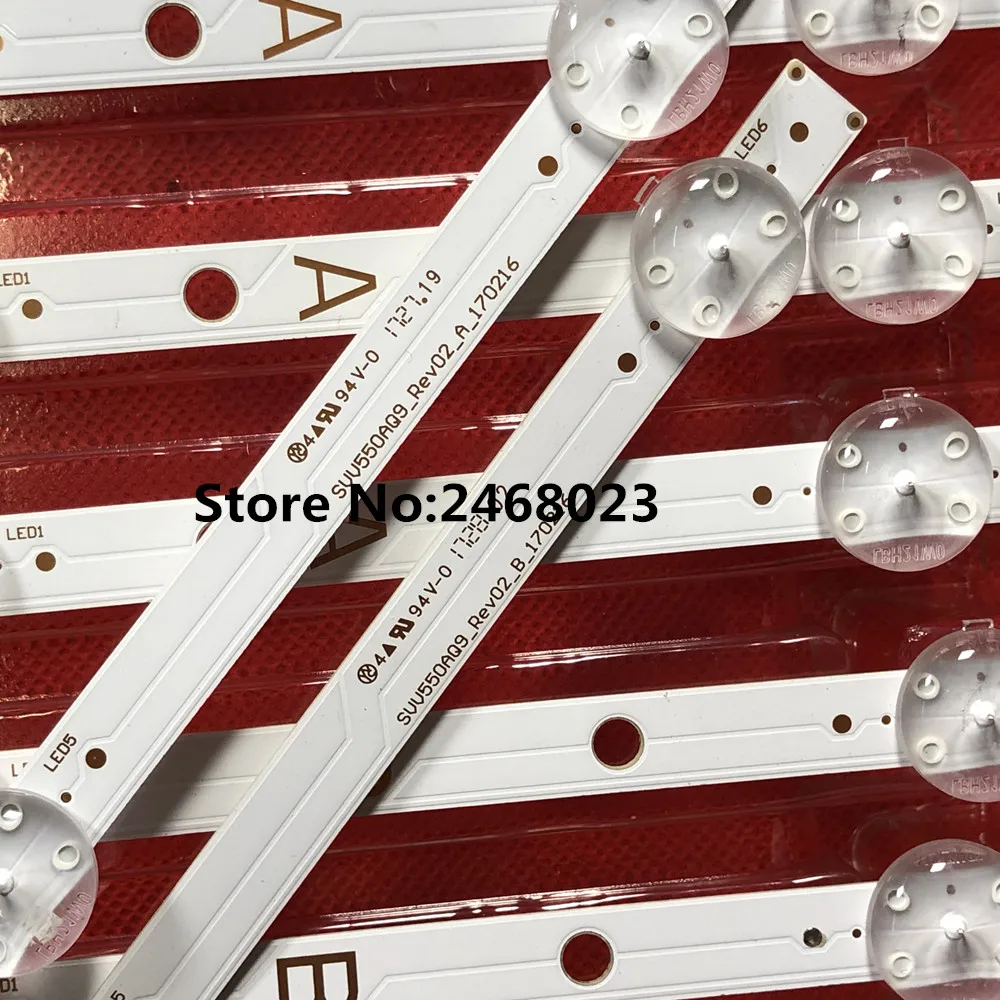 Strip LED untuk TX-55FX551B 5555ud8400 LT-55VU63 TX-55FX550B TX-55FX555E TX-55GX551B B A B