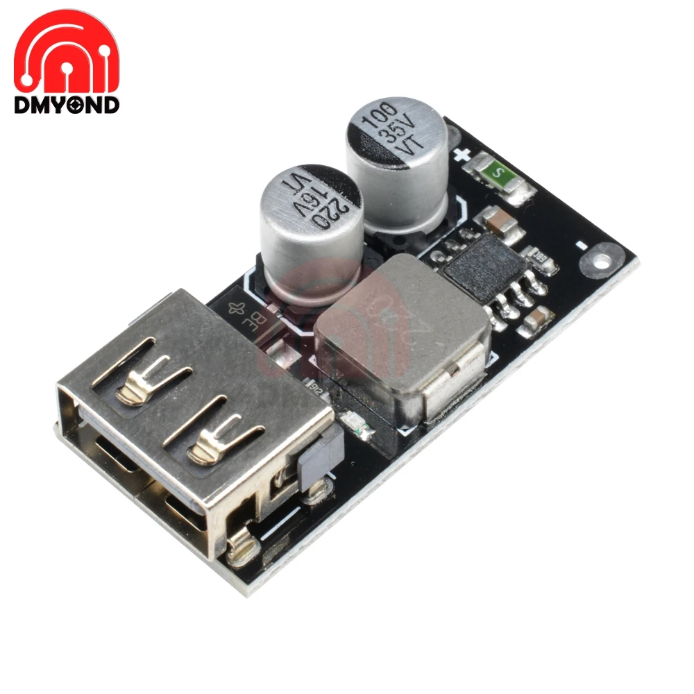 QC3.0 QC2.0 DC-DC Buck Converter Charging Module USB 8V-30V 9V 12V 24V to Fast Quick Charger Circuit Board  3V 5V 12V Step down