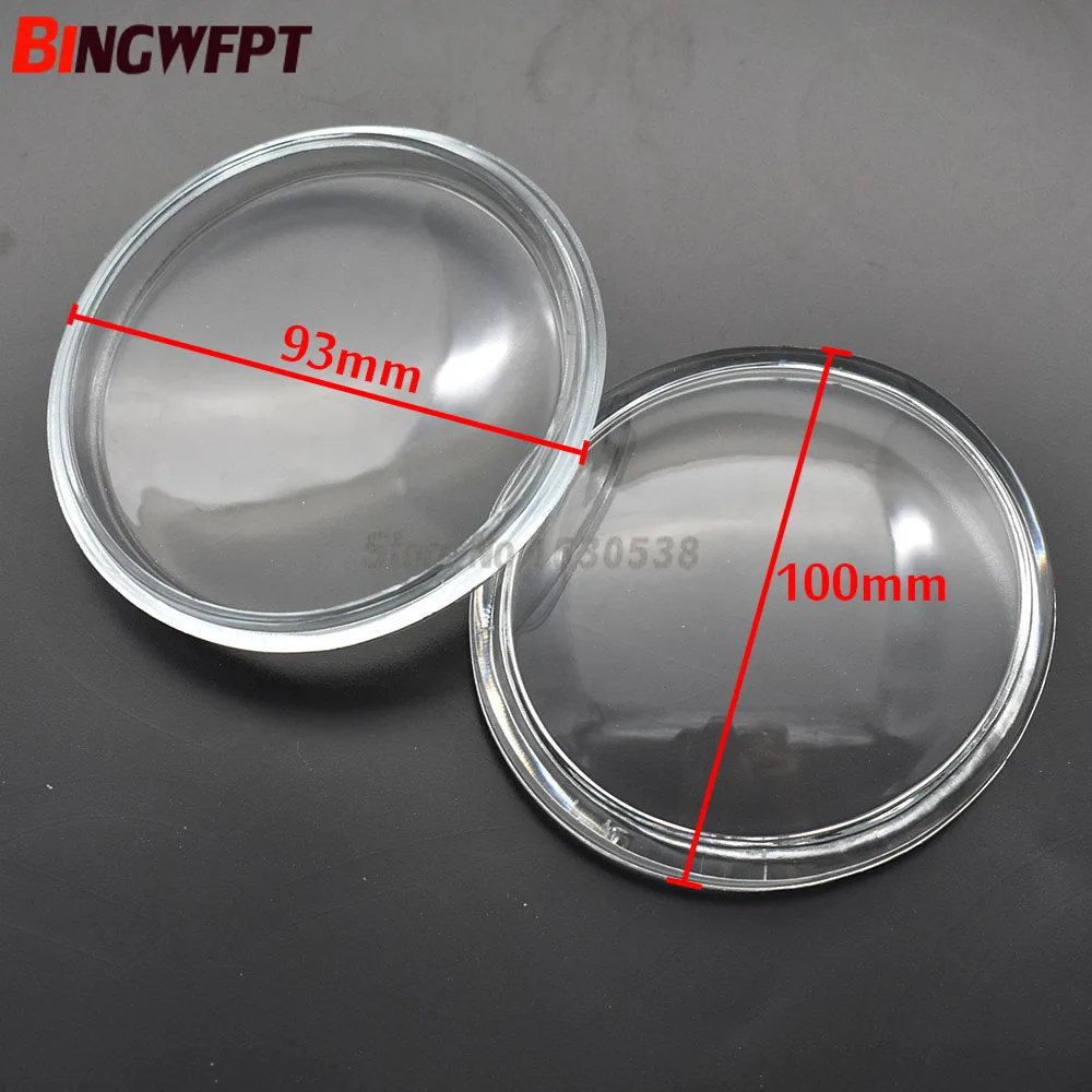 2pcs/lot 100X93mm Fog Lamps Lights Tempered Glass Anti-fog Glass For Toyota Auris Avalon Allion Avensis BB Corolla Camry