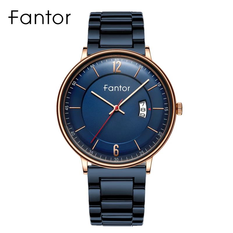 Fantor 2020 New Man Luxury Brand Men\'s Casual Quartz Wristwatch Stainless Steel Waterproof Business Male Top Quality Clock Watch