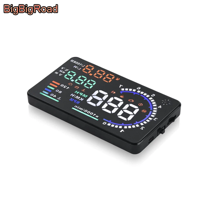 For Dodge Charger Challenger caravan Journey JC JCUV HORNET Journey Car OBD2 HUD Head Up Display Speed Windscreen Projector