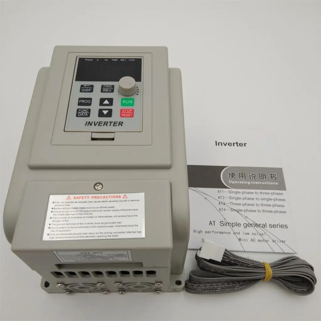 CNC Spindle Motor Speed Control VFD 2.2KW  Frequency Converter CoolClassic XSY-AT1=ZW-AT1 3P 220V Output