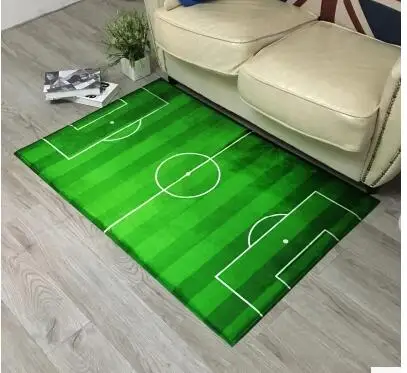 green grass Football Field Carpets For Living Room Soccer Lawn Basketball Sports Mat rug door mat carpet home decoration