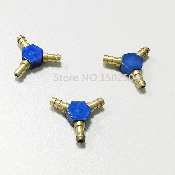 

Aluminium alloy 3 way pipe oil tube T type RC accessories