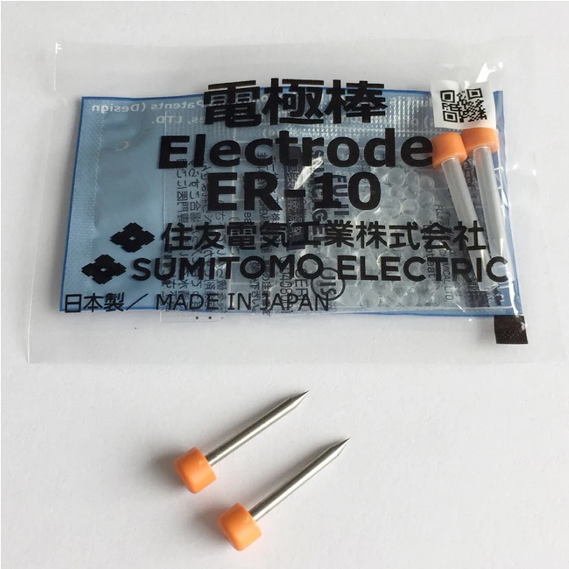 Varilla de electrodo de ER-10 para Sumitomo, empalmador de fusión de fibra óptica, tipo-39, tipo-66, TYPE-81C, T-600C, 400S