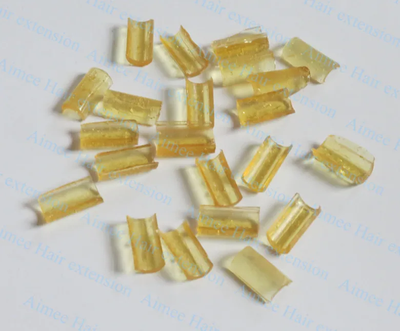 

1000pcs Keratin Glue Nail Tip keratin Transparent yellow(Finger protceter*2 heat protecter*2 & clip*1 for free)