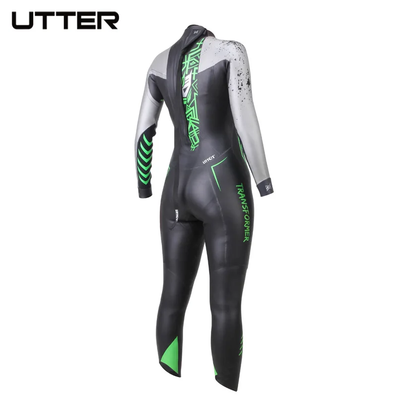 Roupa de banho de triatlo utter, transformador de adolescente scs, neoprene, manga comprida, roupa de mergulho para crianças, natação, corrida