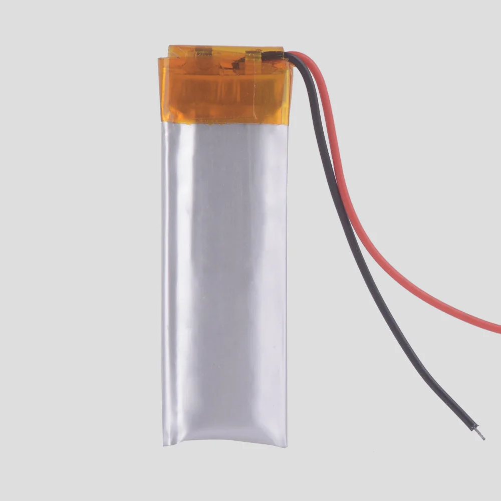 Batterie ricaricabili agli ioni di litio ai polimeri di litio 3.7V 300mAh 601235 per cuffie bluetooth PSP GPS fai da te mp3 palyer