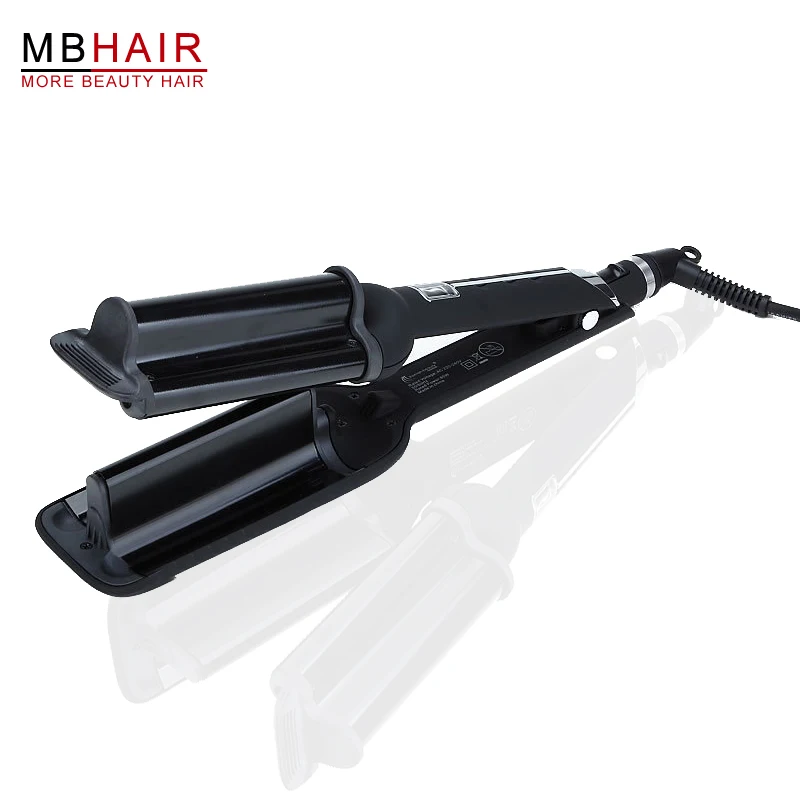 High Quality Triple Barrel Wave Curlers Hair Curlers Wave Spring Ceramic Curling Iron brazilian body wave Big deep wave Curler