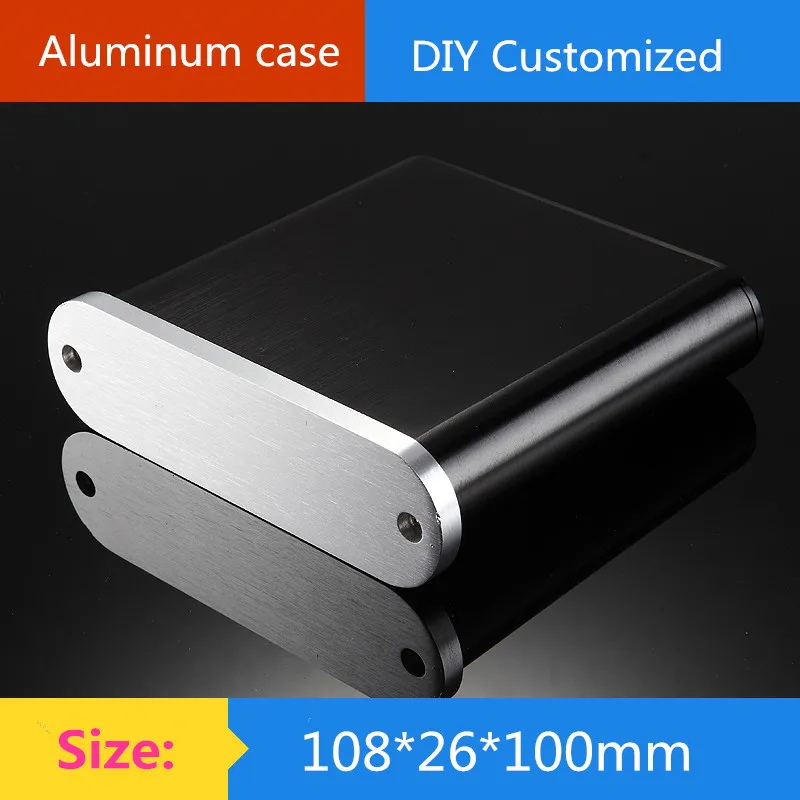 

AMP case 108*26*100mm aluminum amplifier chassis Instrumentation case amplifier chassis/AMP Enclosure /case/DIY box