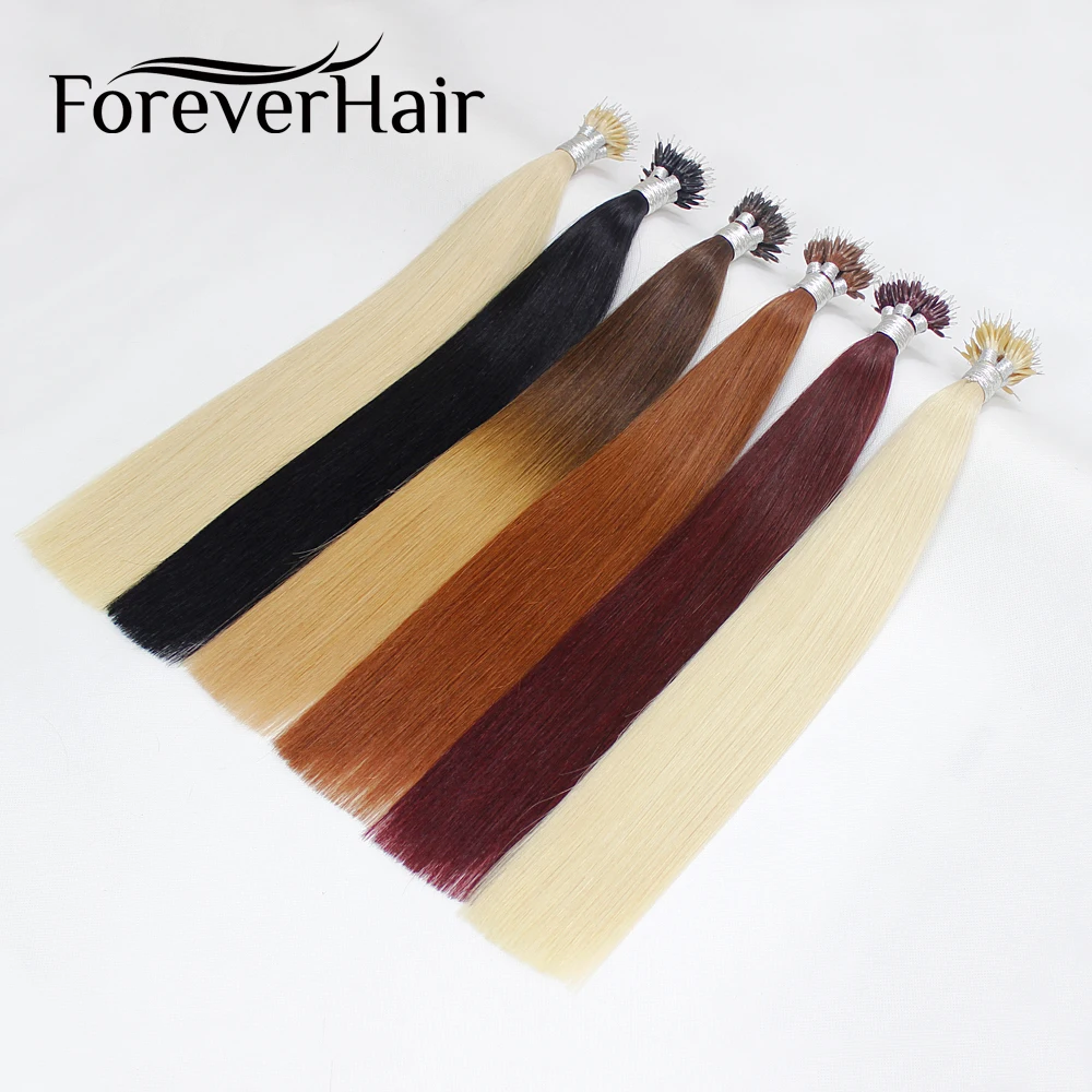 FOREVER HAIR Nano Ring Hair 100% Remy Human Hair Extensions 0.8g/s 16