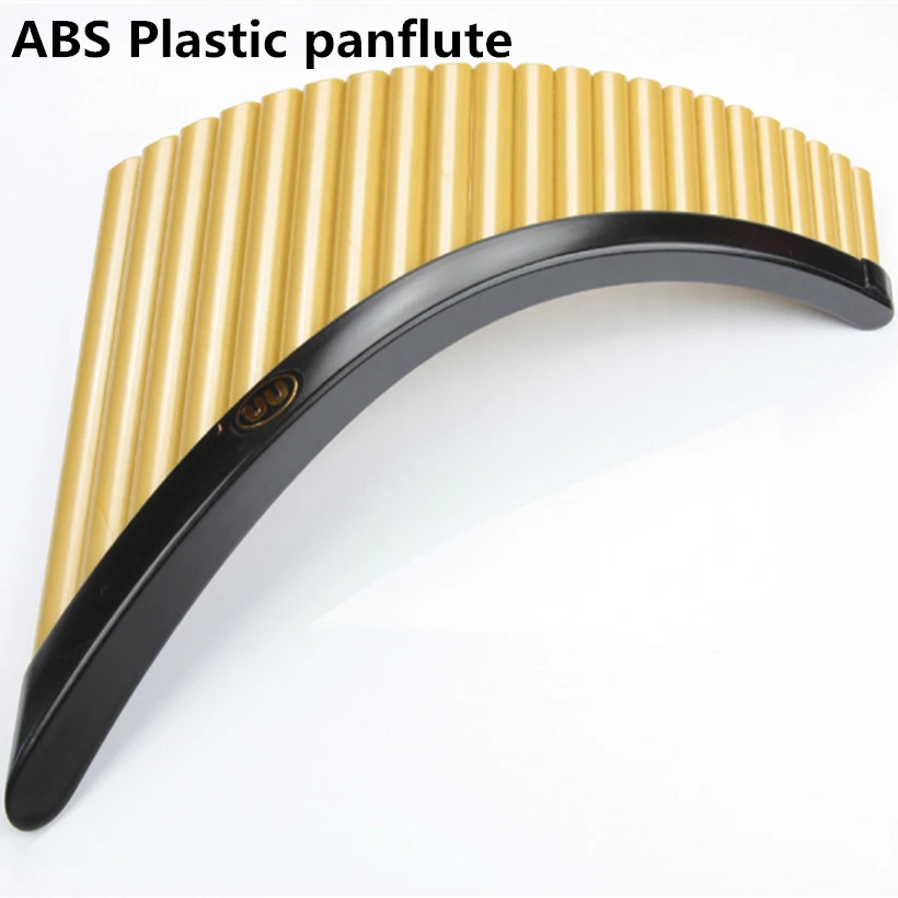 Panflute 22 tubi materiale plastico ABS Romania G tasti chiave Flauta strumenti musicali 100% nuovo flauto Pan Xiao con borsa