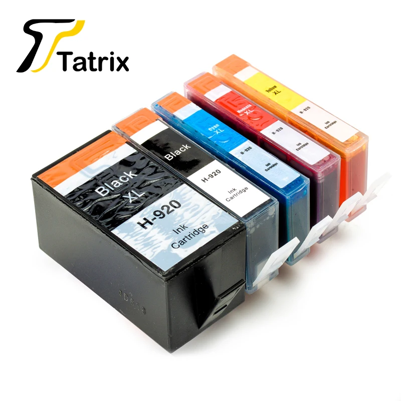 Tatrix HP920XL HP920 hp 920 Ink Cartridge For HP 920 XL For HP HP Officejet 6000 6500 Wireless 6500A 7000 7500 7500A Printer