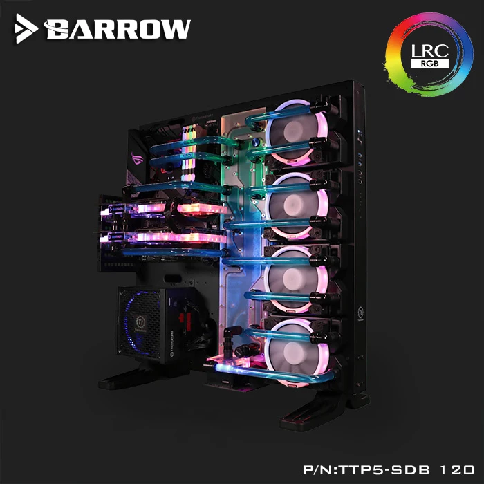 Barrow TTP5-SDB 120 Use For ThermalTake Core P5 Computer Case / Kit for CPU and GPU Block / Instead Reservoir A-RGB LED