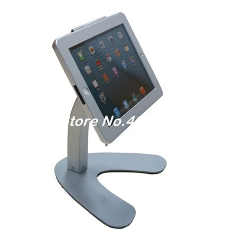 Tablet Stand Anti-Theft Kios Gunung untuk iPad Air 1 2 Pro 9.7 Holder Mount Display untuk Tablet Logam dengan Kunci Desktop Keamanan