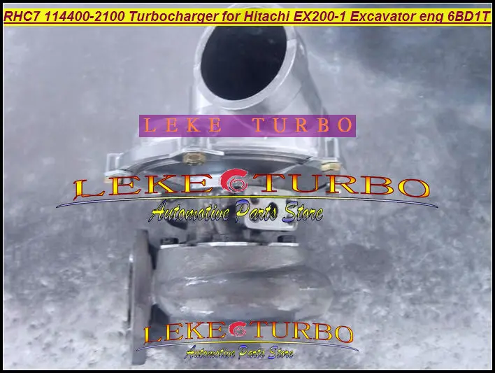 Free Ship RHC7 1-14400-2100 114400-2100 NH170048 Turbo Turbine Turbocharger For HITACHI EX200-1 Excavator Engine 6BD1T 6BD1-T