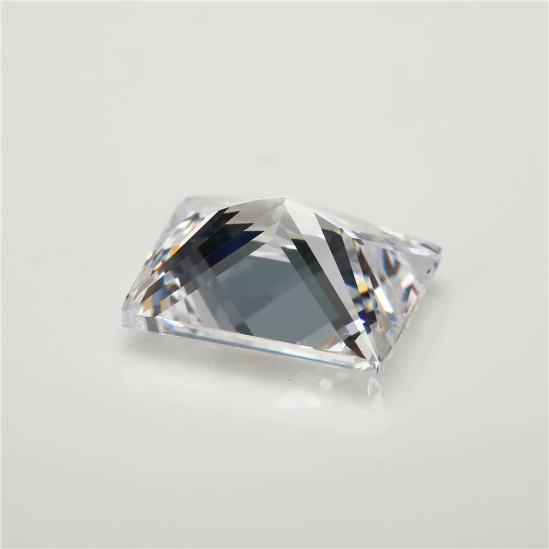 Rectangle Shape 5A White Color CZ Stone 1.5x2-13x18mm Zircon Synthetic Gems Cubic Zirconia For Jewelry