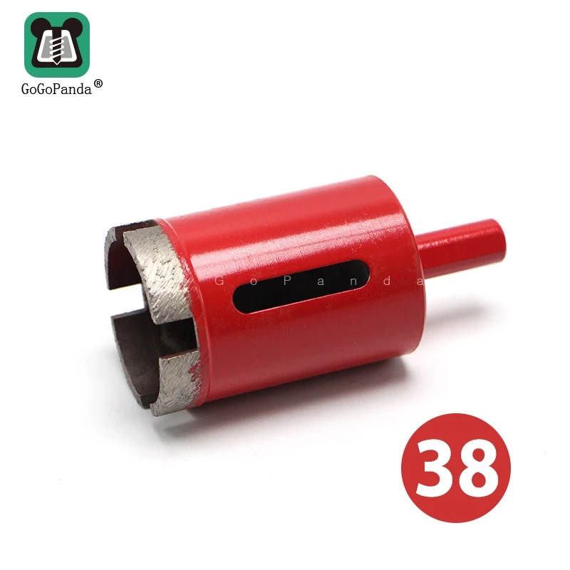 Gogopanda-broca núcleo de 6mm a 60mm, broca para mármore, granito, pedra, material de cimento, sinterização, diamante, frete grátis