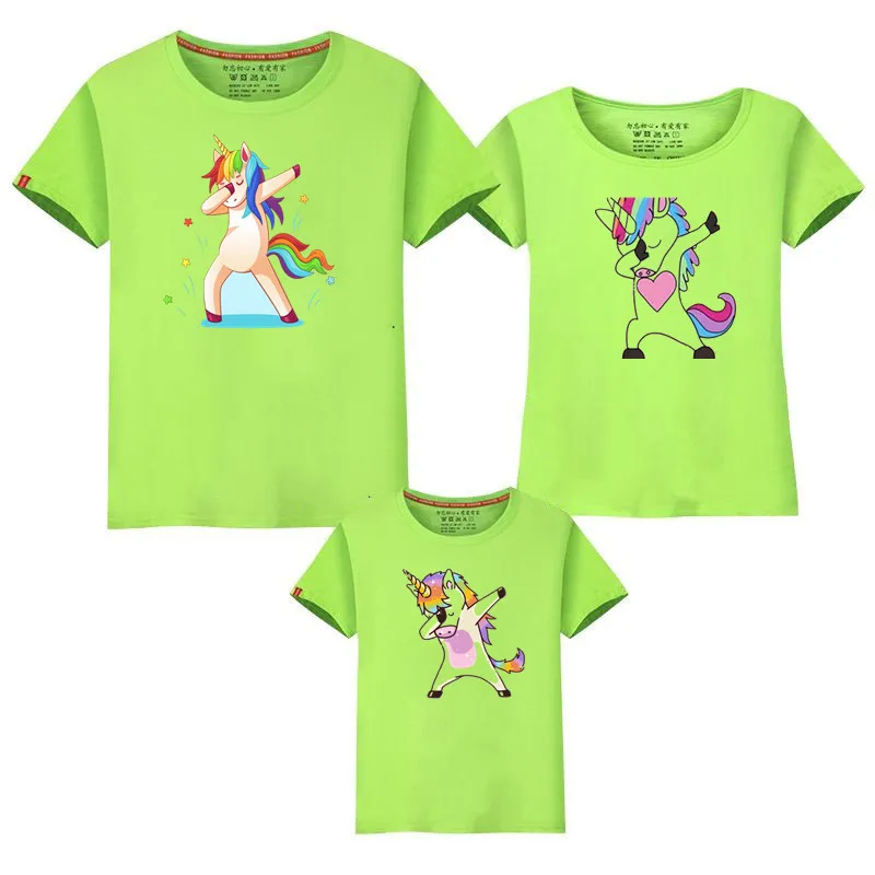 Ropa familiar a juego para madre e hijo, camiseta de unicornio para bebé, ropa familiar de Navidad para madre e hijos, ropa de unicornio