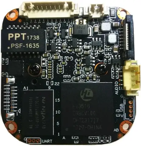 Hi3516D+5521 5MP IP digital Zoom Camera Module Board Support two way audio