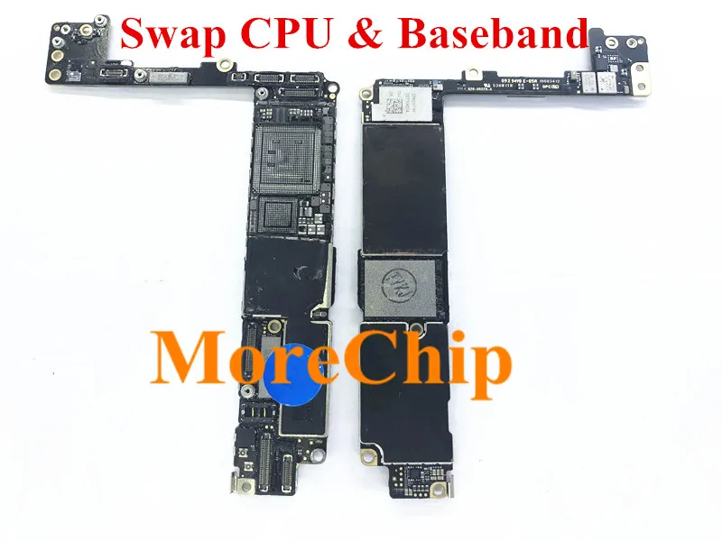 For iPhone 7Plus CNC Board CPU Swap Baseband Drill Motherboard For Qualcomm Version Remove CPU For iCloud Unlock Mainboard 32GB