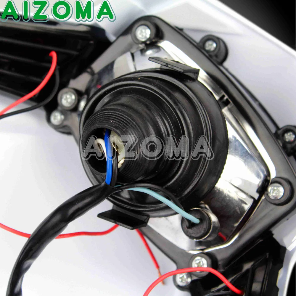 LED Vision HP Headlight w/Turn Signal Light Universal Naked Motorcycle Dual Sport Headlamp For Suzuki DRZ400S DRZ400SM image 4