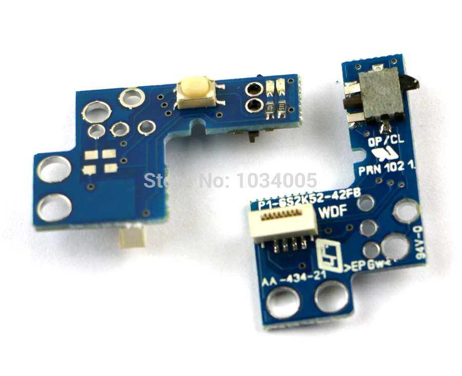 PS2 슬림 90000 용 120 개/몫 PS2 슬림 9W 용 On Off 전원 리셋 스위치 보드 교체 수리 부품