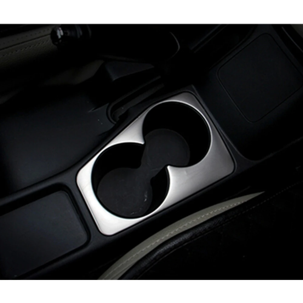 For Mitsubishi Pajero Sport 2011 To 2014 Car Water Cup Holder Decoration Trim Stainless Steel Car Sticker 1pc Car-Styling image 3