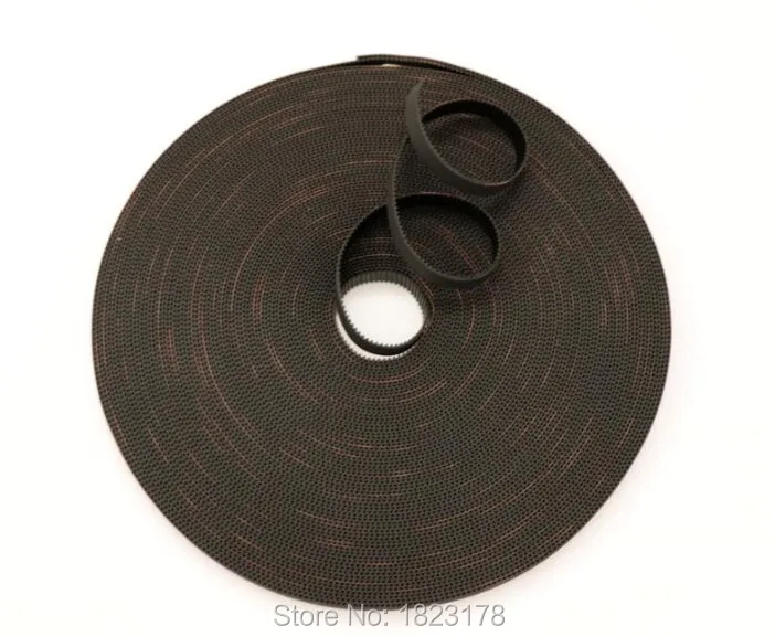 High quality 5meters GT2 open timing belt width 9mm/10mm/12mm/15mm/20mm 2GT belt for 3D printer