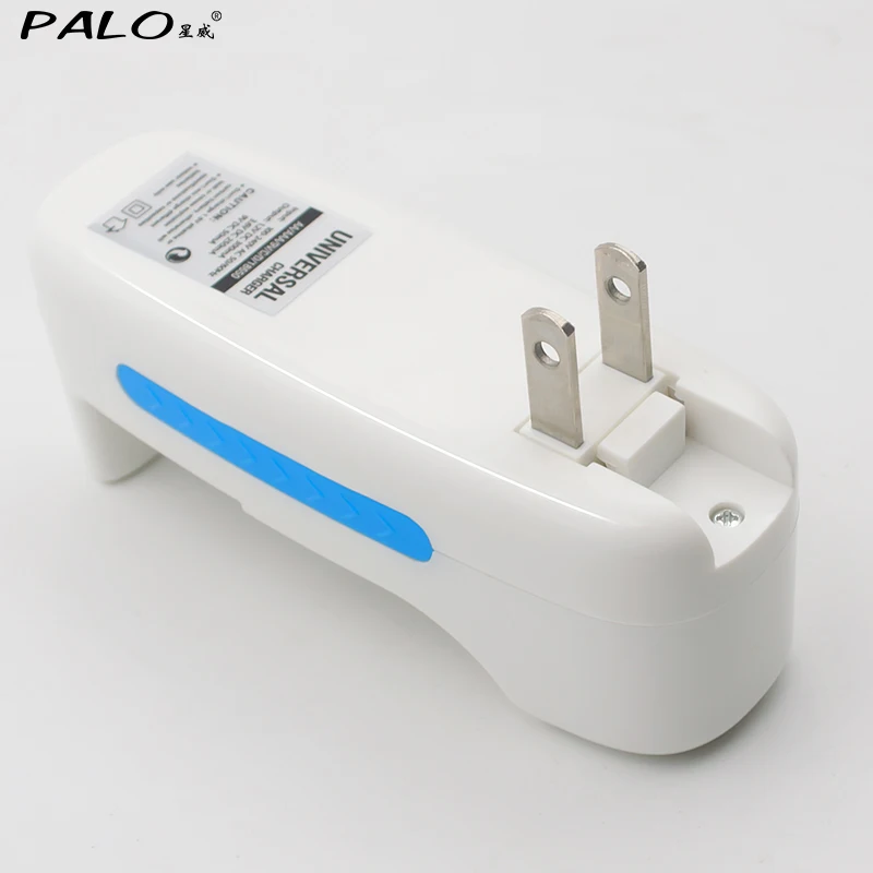 PALO Multifunction Smart Mini Battery Charger For NI-MH NI-CD Lithium AA AAA 9V 18650 17650 16500 14500 battery charger EU US