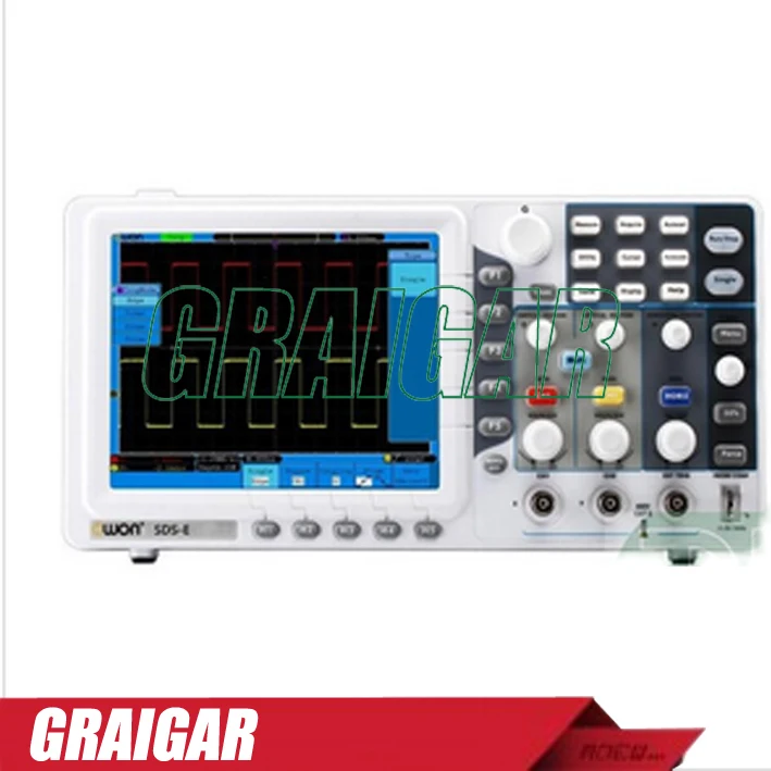 Owonデジタルオシロスコープsds5032ev,usb lan vgaデュアルチャネルデジタルストレージデバイス,30mhz帯域幅,250メガサンプル/秒