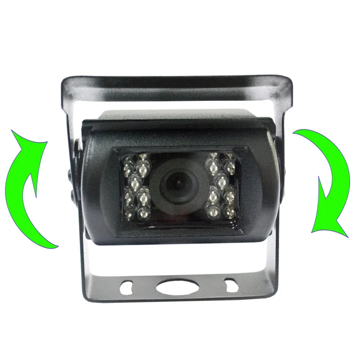 AHD 1080P 4 PIN รถบรรทุกด้านหลังดู SONY CCD กล้อง 18 IR LEDs Night Vision กันน้ําสําหรับรถบัส RV Caravan Van Trailer