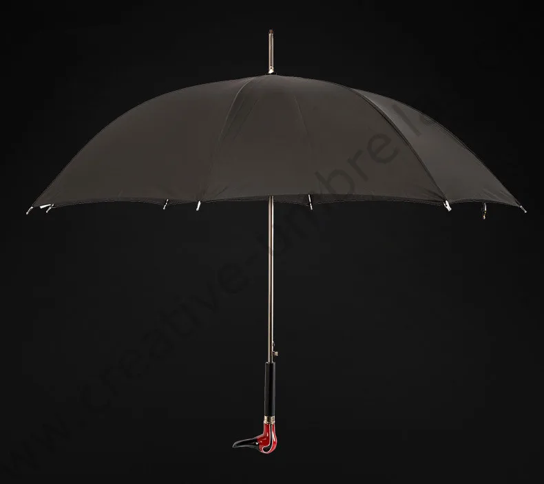 210D Oxford 75T steel alloy anti-rust duck long handle umbrella anti-uv animal acrylic parasol with exquisite gift box packing