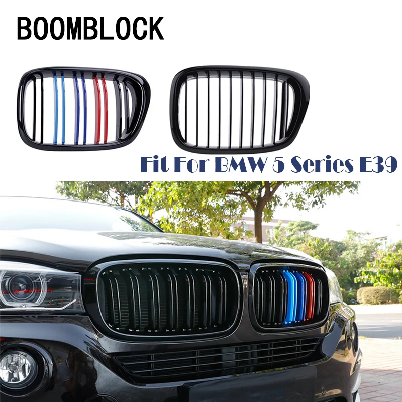 Car Kidney Front Racing Grills For BMW E39 5 Series 1995 1996 1997 1998 1999 2000 2001 2002 2003 2004 525i 528i 530i Accessories