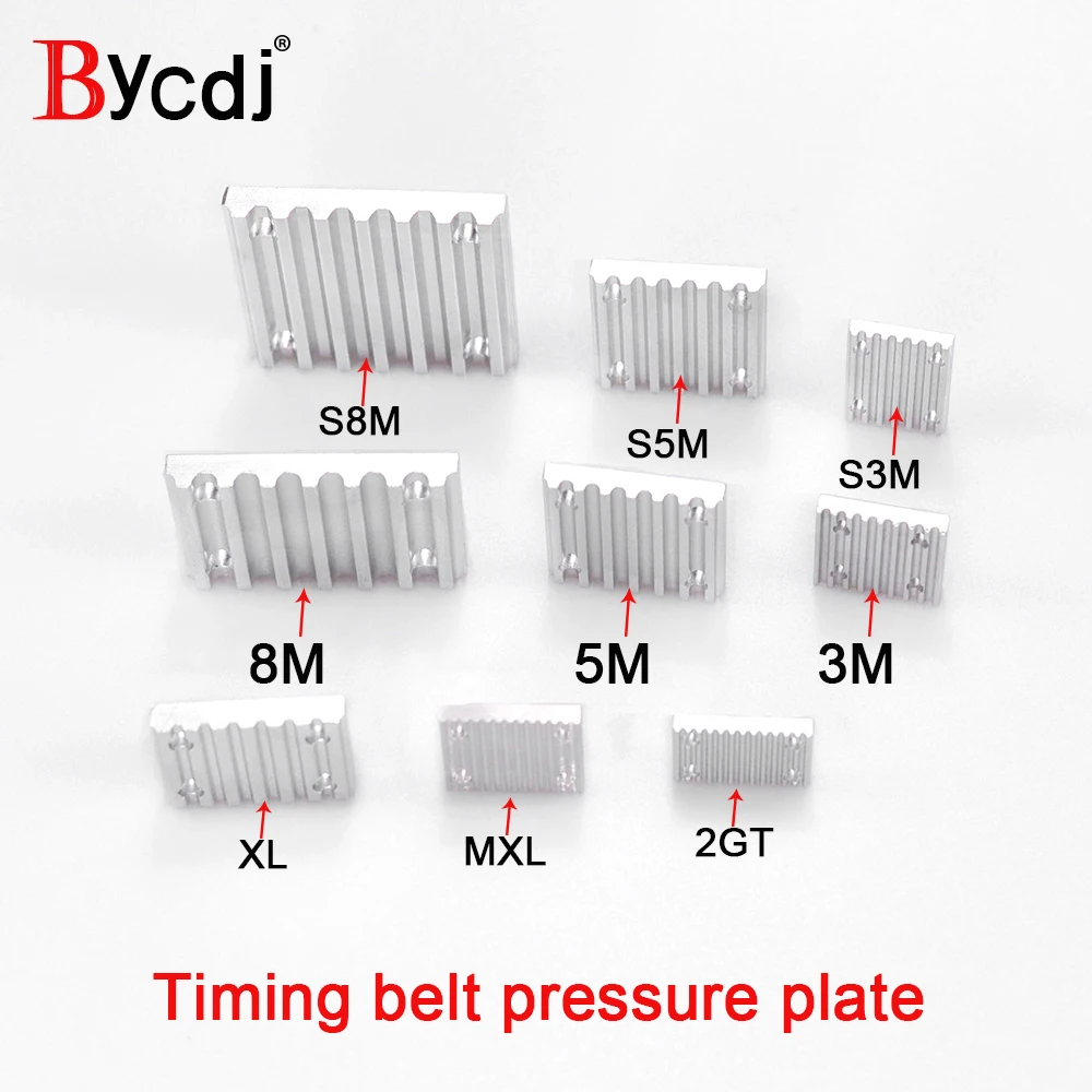 clamp Tooth plate  aluminum  Arc HTD3M/5M/S5M/8M/s8m 2GT for open synchronous belt Fixed clip timing Belt connection Teeth plate