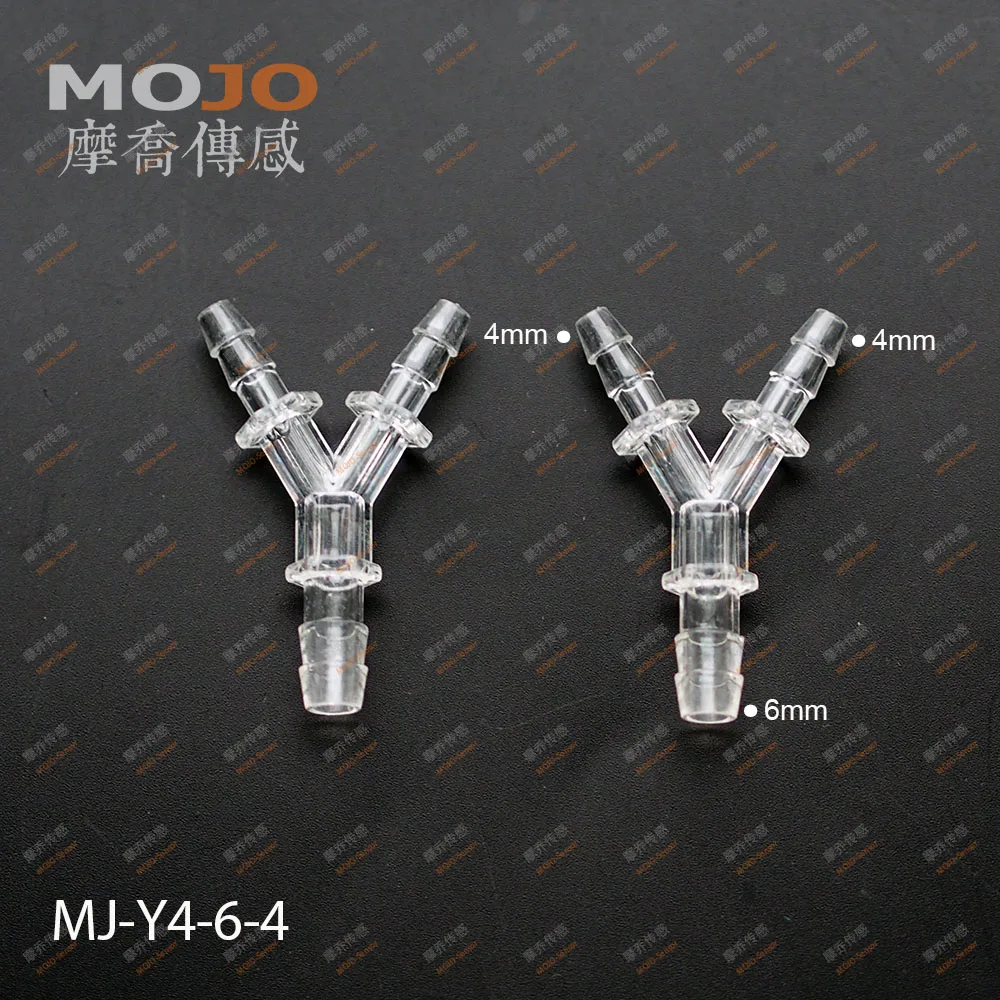 2020 Free shipping MJ-Y4-6-4 Reducing type Y shape 3 way water pipe adapter(100pcs/lots)