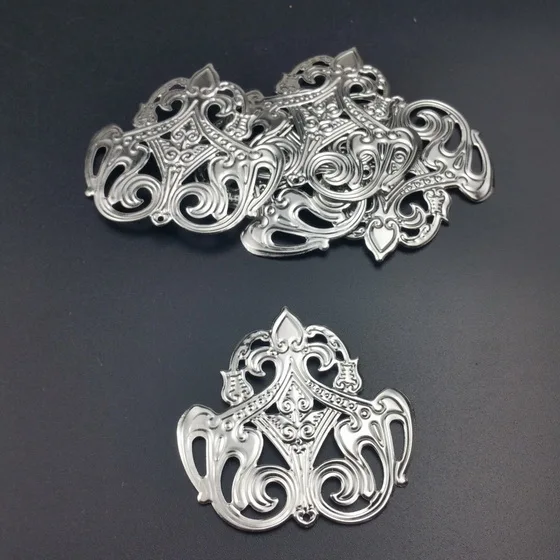 10pcs 48x50mm  bronze tone Filigree  crafts   Embellishments Findings Jewelry Accessories  cospaly ornaments  cospaly