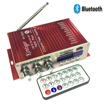 Bluetooth付きミニアンプ,12V,USB,SD/USB,家庭用/車用リモコン付きラジオ,卸売