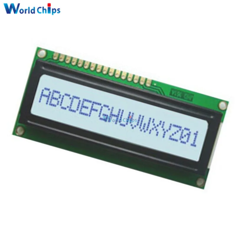 Wit Led Backlight 1601 16X1 Karakter Digitale Lcd Display Module Lcm Stn SPLC780D KS0066 5V Enkele Rij interface Board