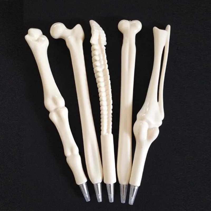 

20pcs/set 0.7mm Creative Ball Pens Realistic Bones Ballpoint School Student Stationery Office Supplies Children's Gift