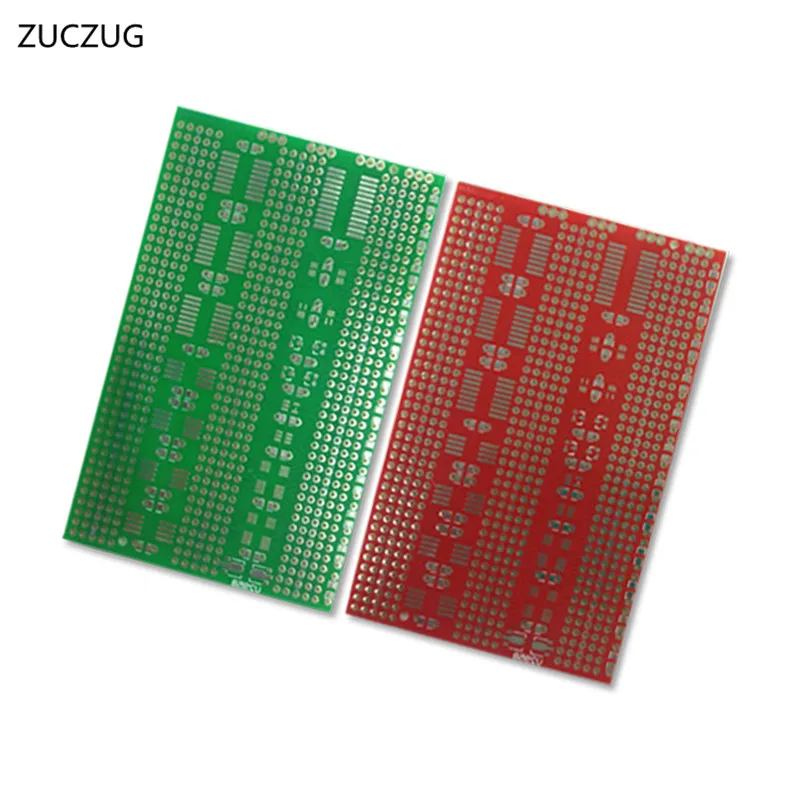 ZUCZUG 2pcs/lot 7x11cm Prototype Universal SMD DIP SOT Circuit Board pcb platine Game accessories