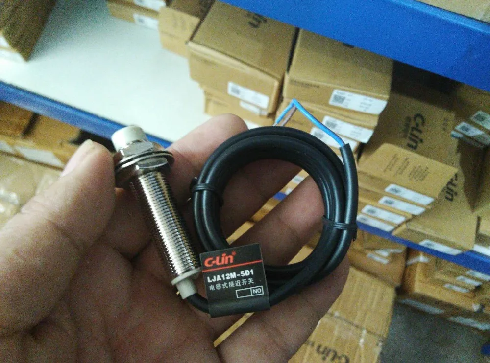 

Brand new original authentic C-Lin LJA12M-5D1 DC two-wire normally open type inductive proximity switch