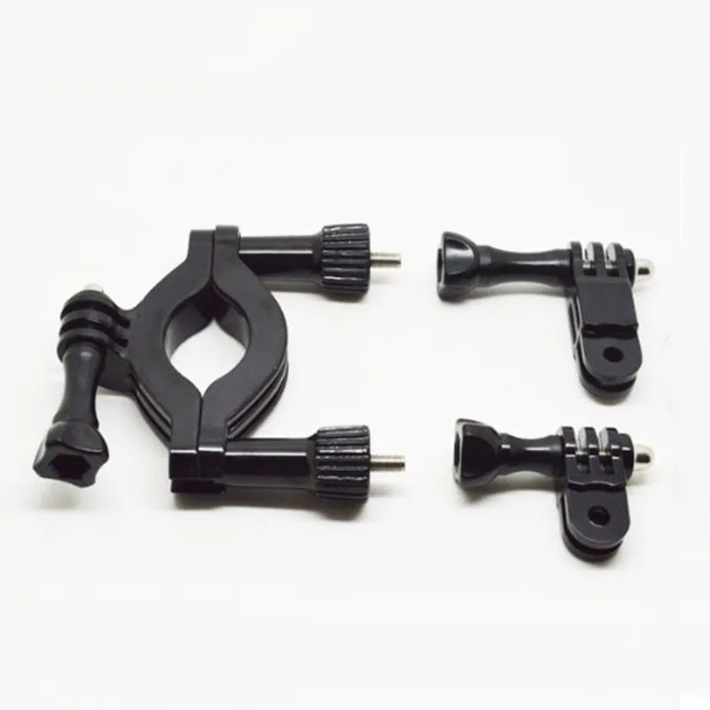 오토바이 마운트 자전거 핸들 바 시트 포스트 폴 롤 바 마운트, GoPro Hero 6/5/4/3 +/3/2/1 용 확장 암 포함 Xiaomi Yi