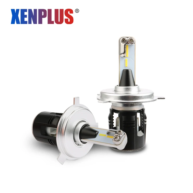 

Xenplus Mini H4 hi/lo beam LED Car lights H11 H7 H3 H1 H15 H27 9006 9004 9007 D2 D4 CSP Turbo fans 7200LM 48W 12V auto headlight