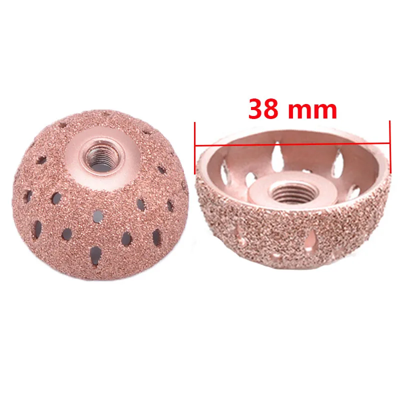 38mm tungsten steel material hemispherical pneumatic grinding head grinding wound / tire tire repair tools