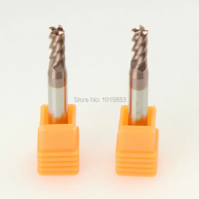 5 Chiếc SLONS S300-6R0.5X6X50L 6R0.2 4R0.5 3R0.2 HRC55 Góc Bán Kính Hợp Kim Vonfram Cấp Nhà Máy Xay Cắt Cho Thép Hoặc Đồng
