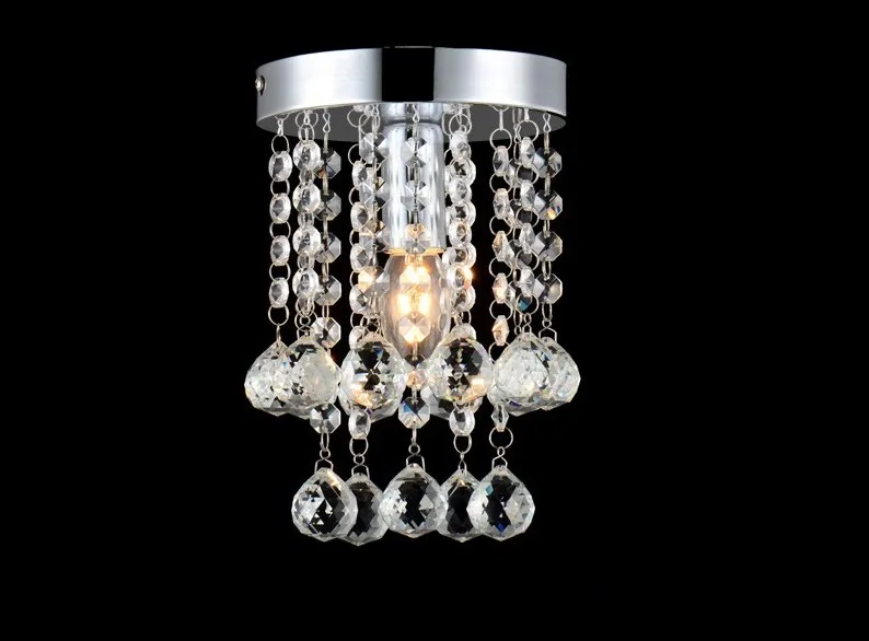 Modern Luster E14Crystal Chandeliers Lighting  Staircase  Pendant Lamp For Foyer Dining Room Restaurant Decoration D150mm H230mm