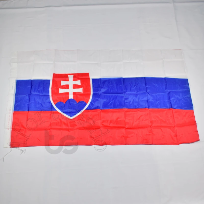 Slovakia 90*150cm slovak flag Banner  3x5 Foot Hanging National flag Home Decoration flag