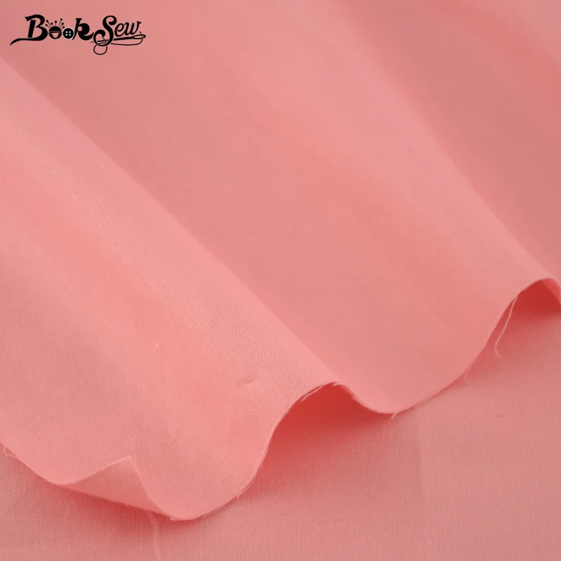 Cotton Fabric Fat Quarter Noble Solid Weak Pink Color 100% Cotton High Quality  Material Bedding Patchwork twill Tecido